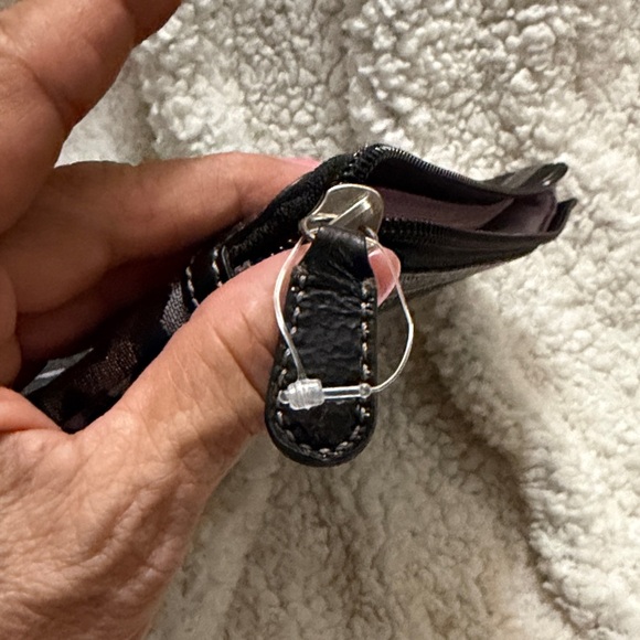 Coach Black and Silver Animal Print Clutch/tablet bag padded - Picture 10 of 16